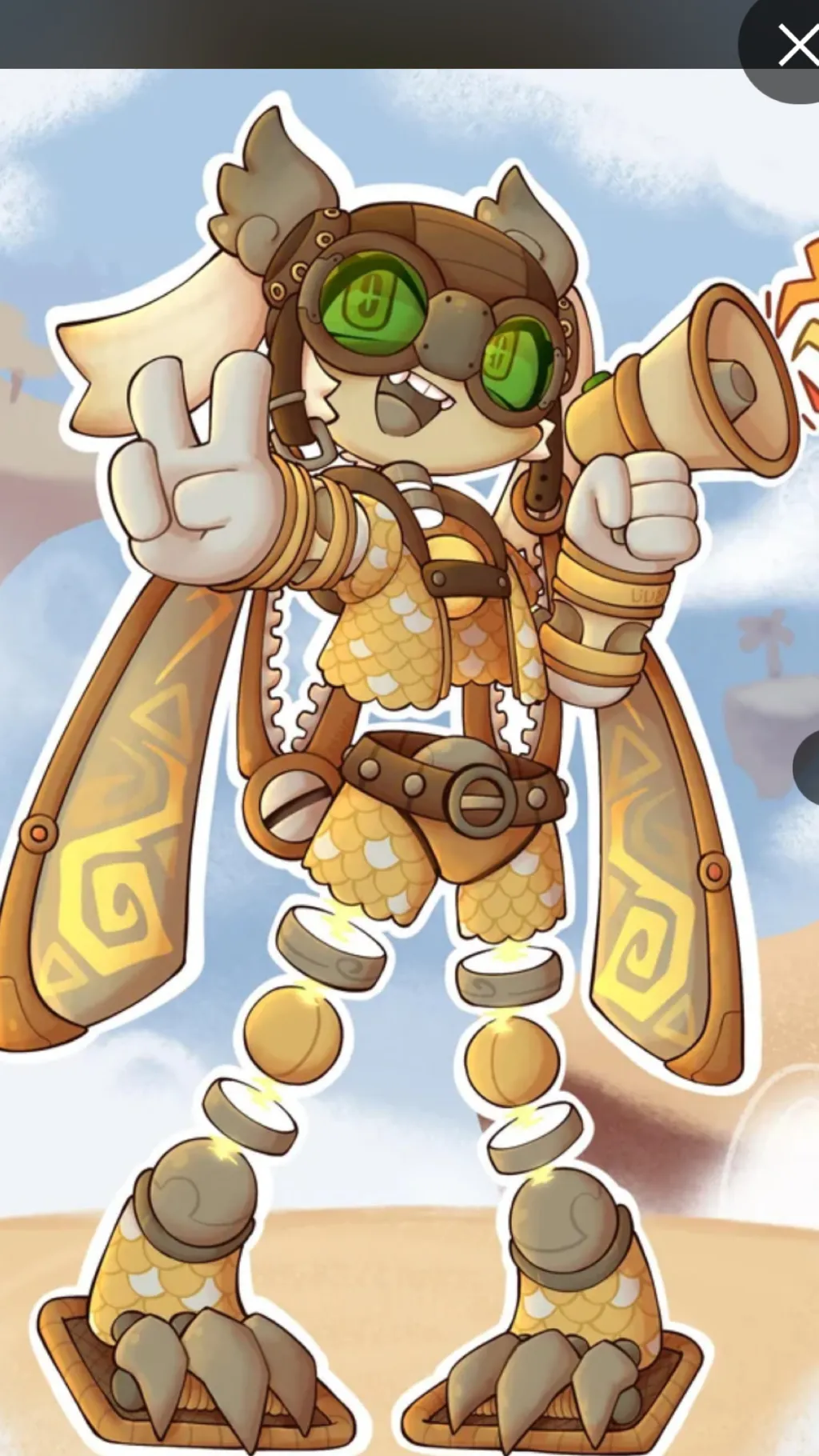 ai character: Epic air wubbox background