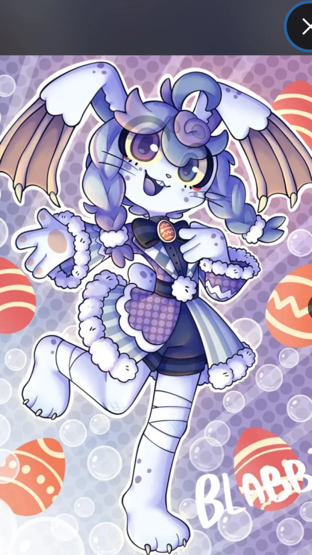 ai character: Blabbit background