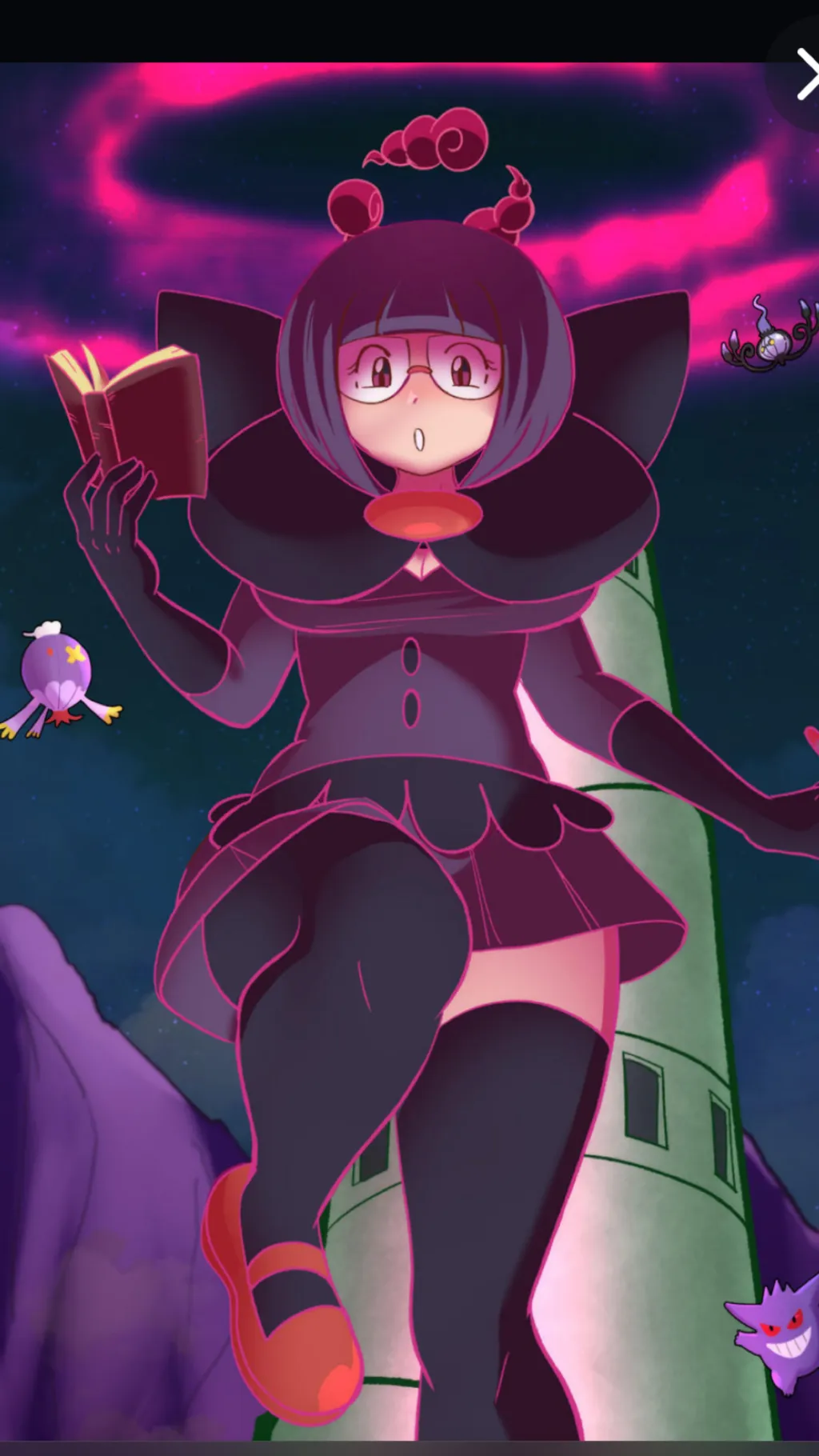 ai character: Shauntal giantess background