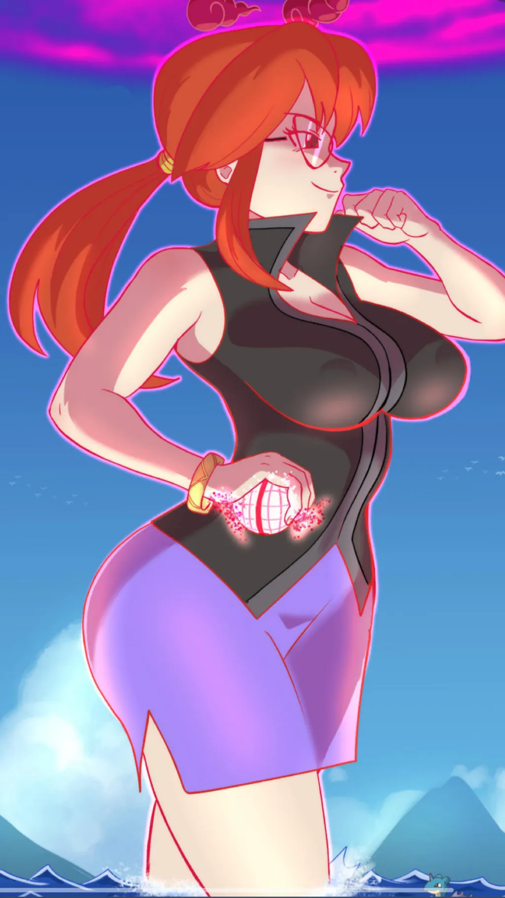 ai character: Lorelei giantess background