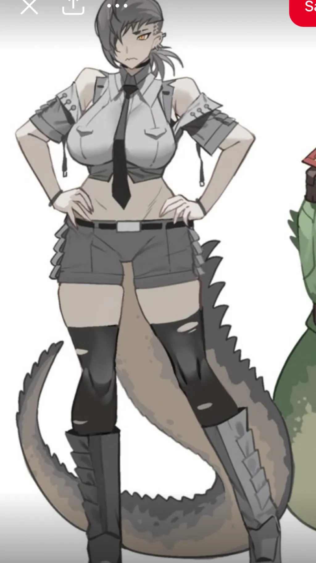 ai character: giganotosaurus background