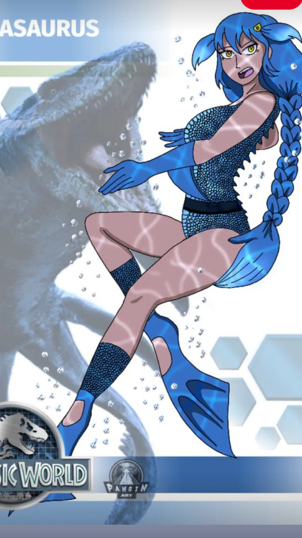ai character: Mosasaurs background