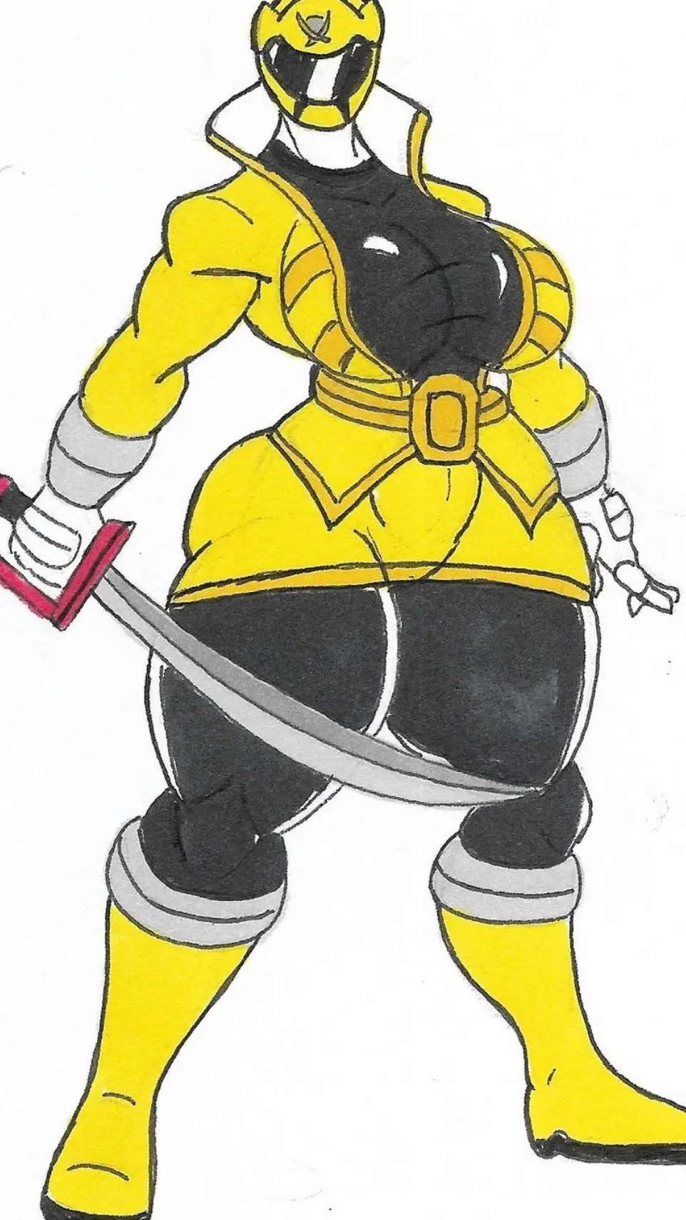 ai character: GokaiYellowRanger background