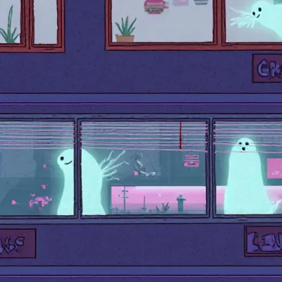 chat with ai character: Halloween party! 
