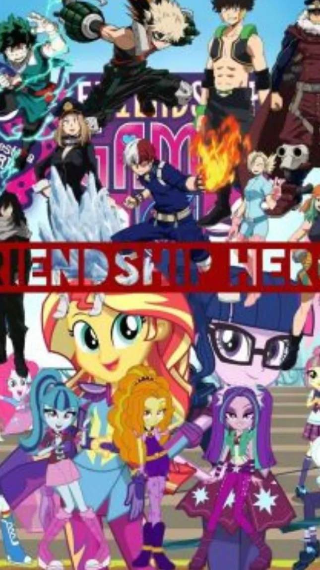 ai character: Mlp equestria-mha background