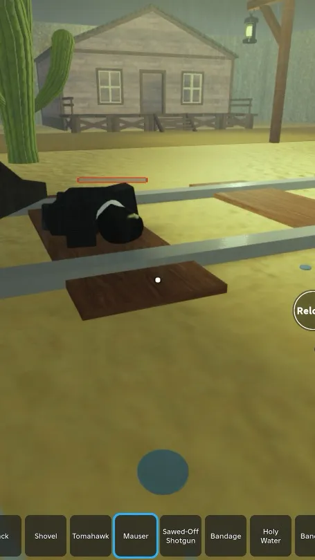 ai character: Dead rails  background