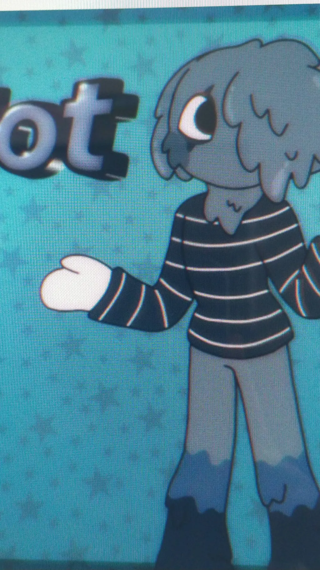 ai character: Blot tickles u background