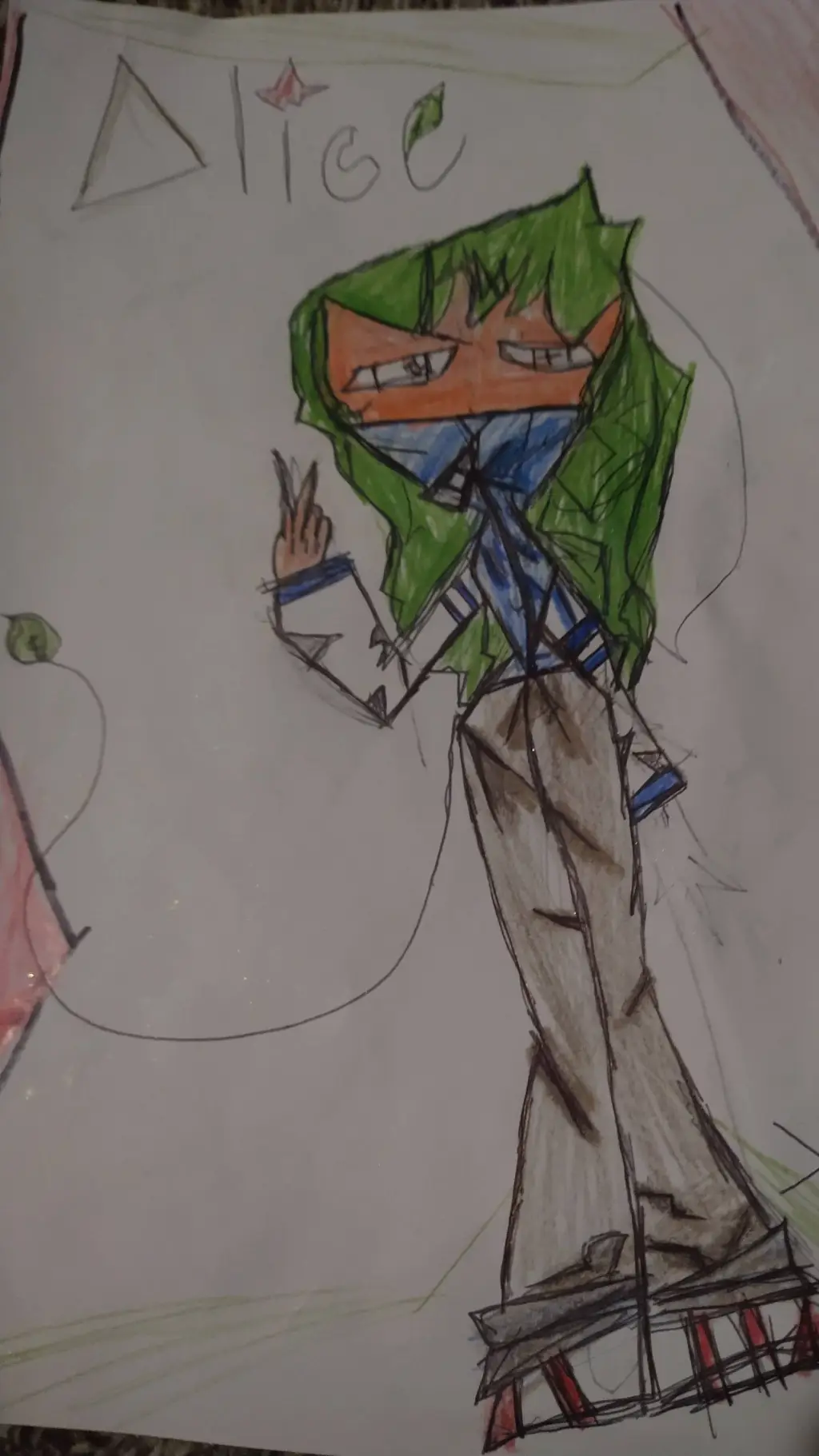 ai character: ∆lixe background