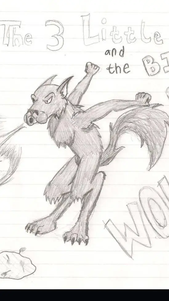 ai character: Three little pigs background