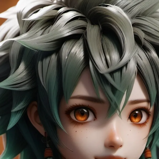 chat with ai character: female deku 