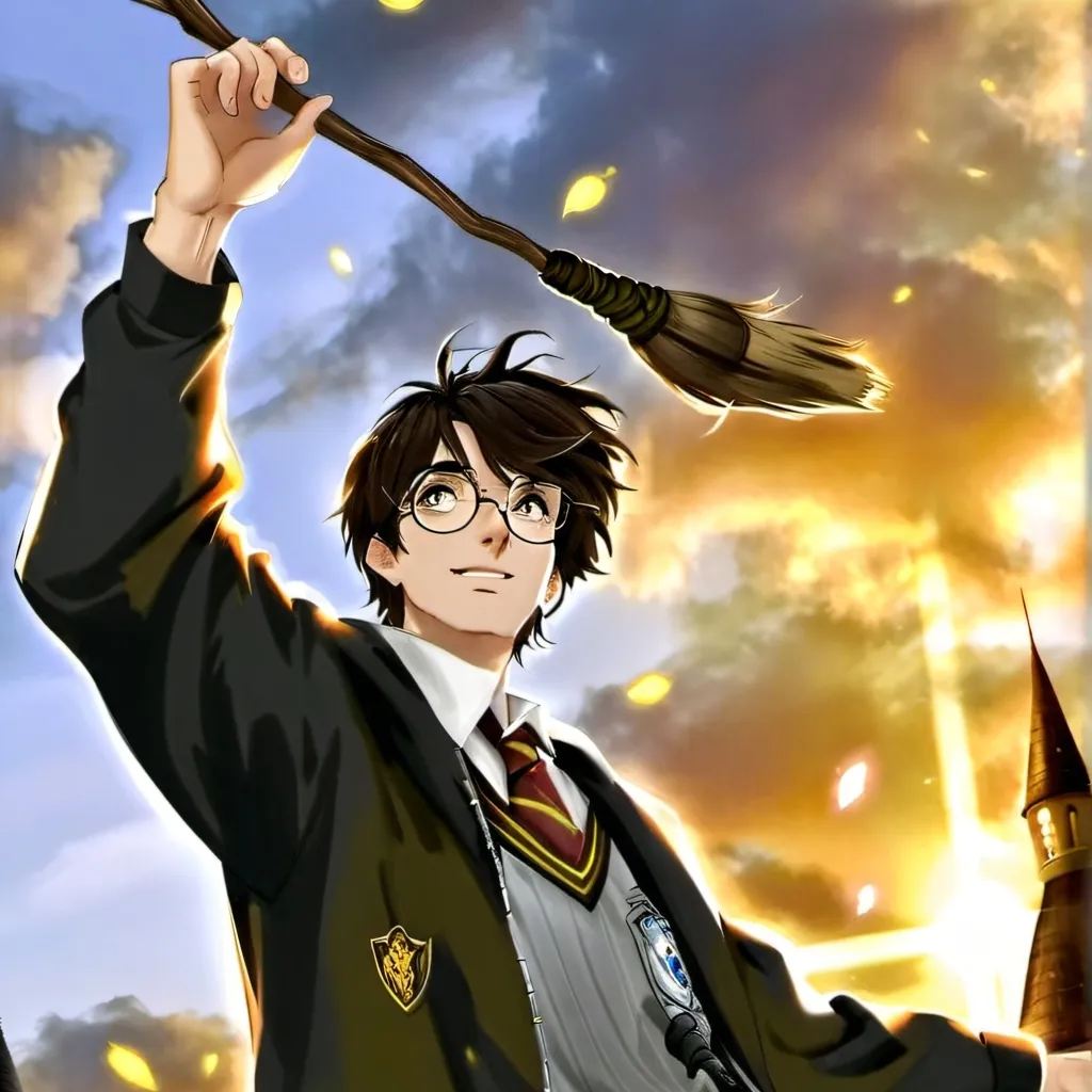 chat with ai character: harry fall broom