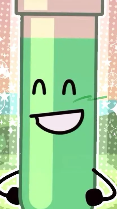 ai character: 🧪Test tube 🧪  background