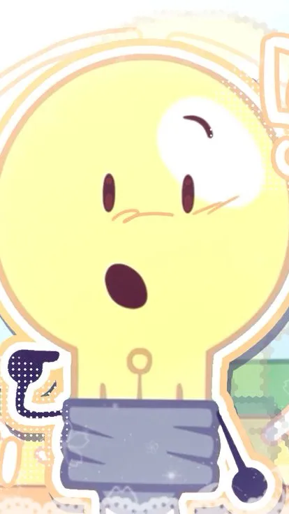 ai character: 🦀Lightbulb💡 background