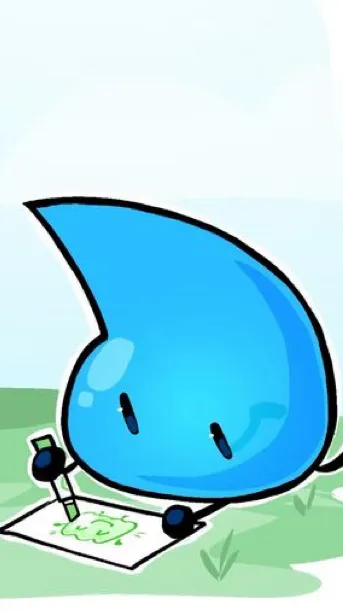 ai character: 💧Teardrop💧 background