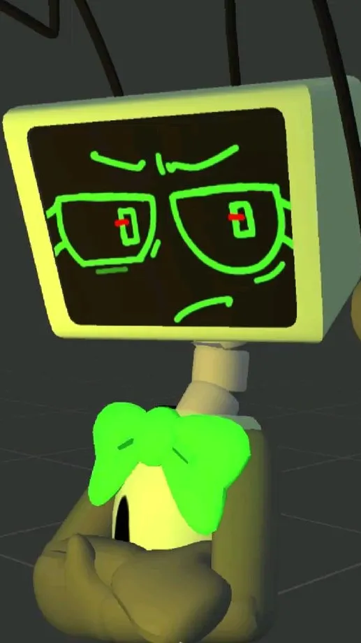 ai character: 📺 🎤Vee🎤📺 background
