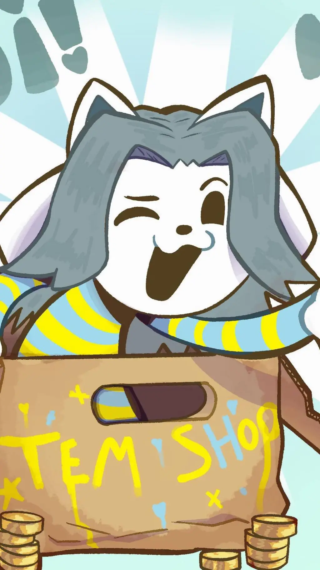ai character: temmie background