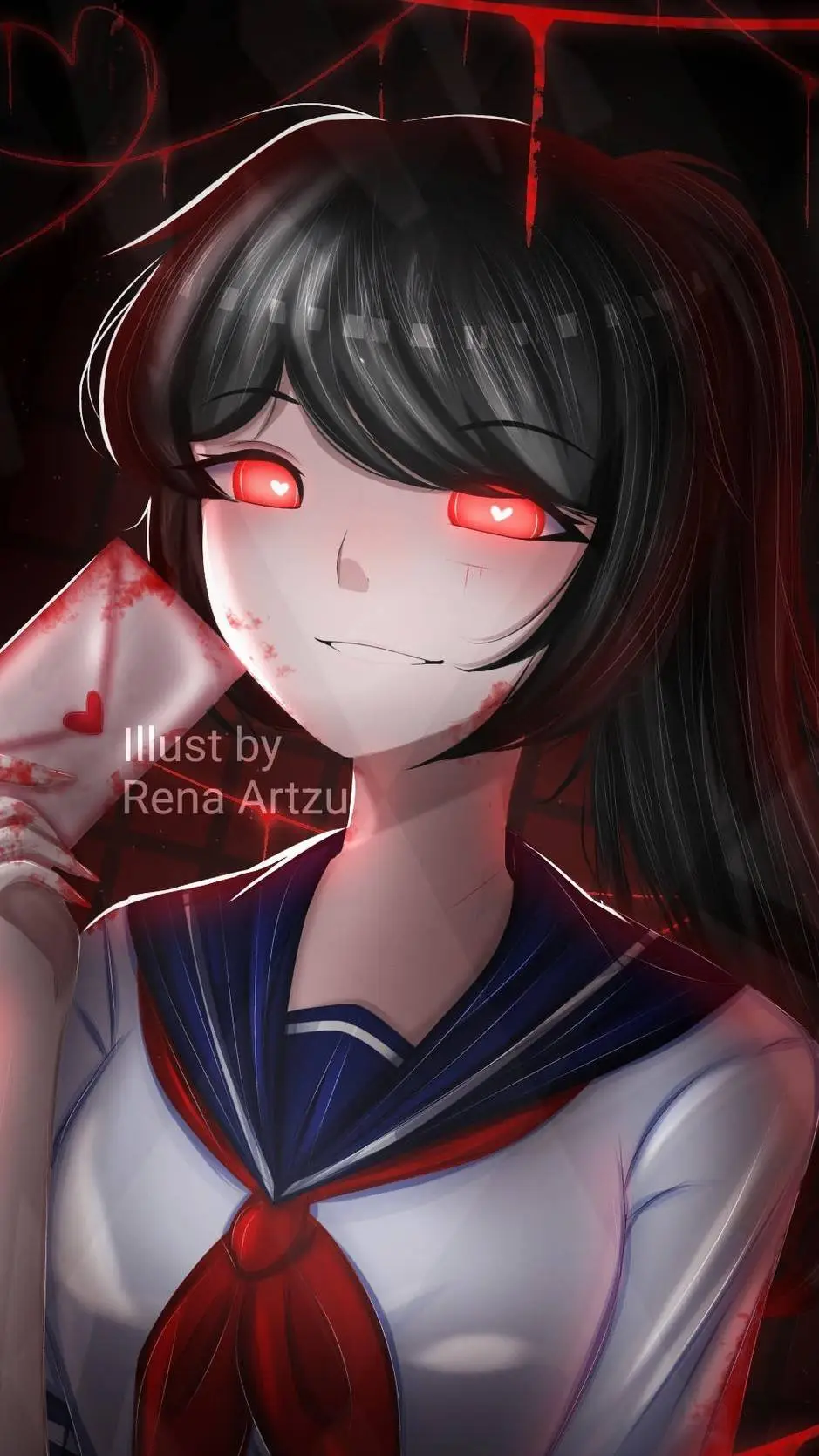 ai character: ayano aishi/yander background