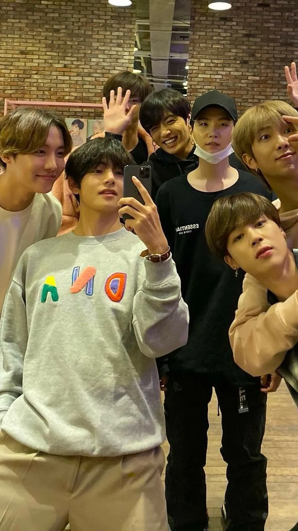 ai character: BTS conjuring  background