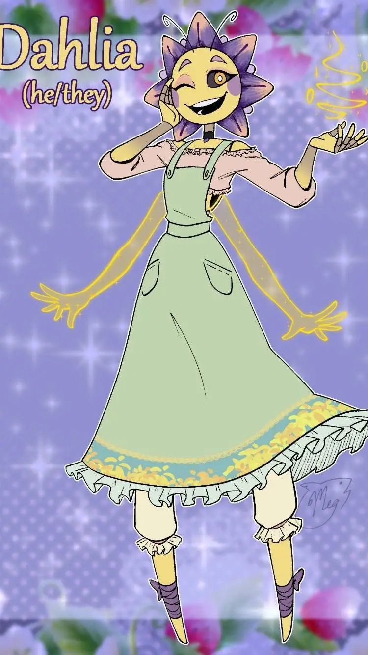 ai character: 🌸💚Dahlia💚🌸 background