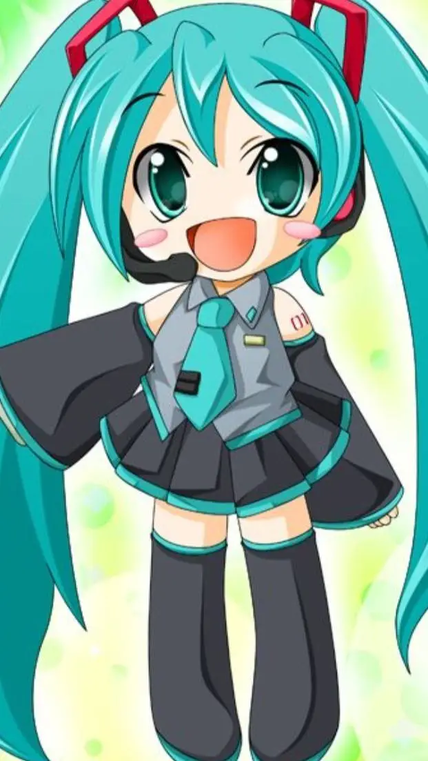 ai character: Hatsune Miku background