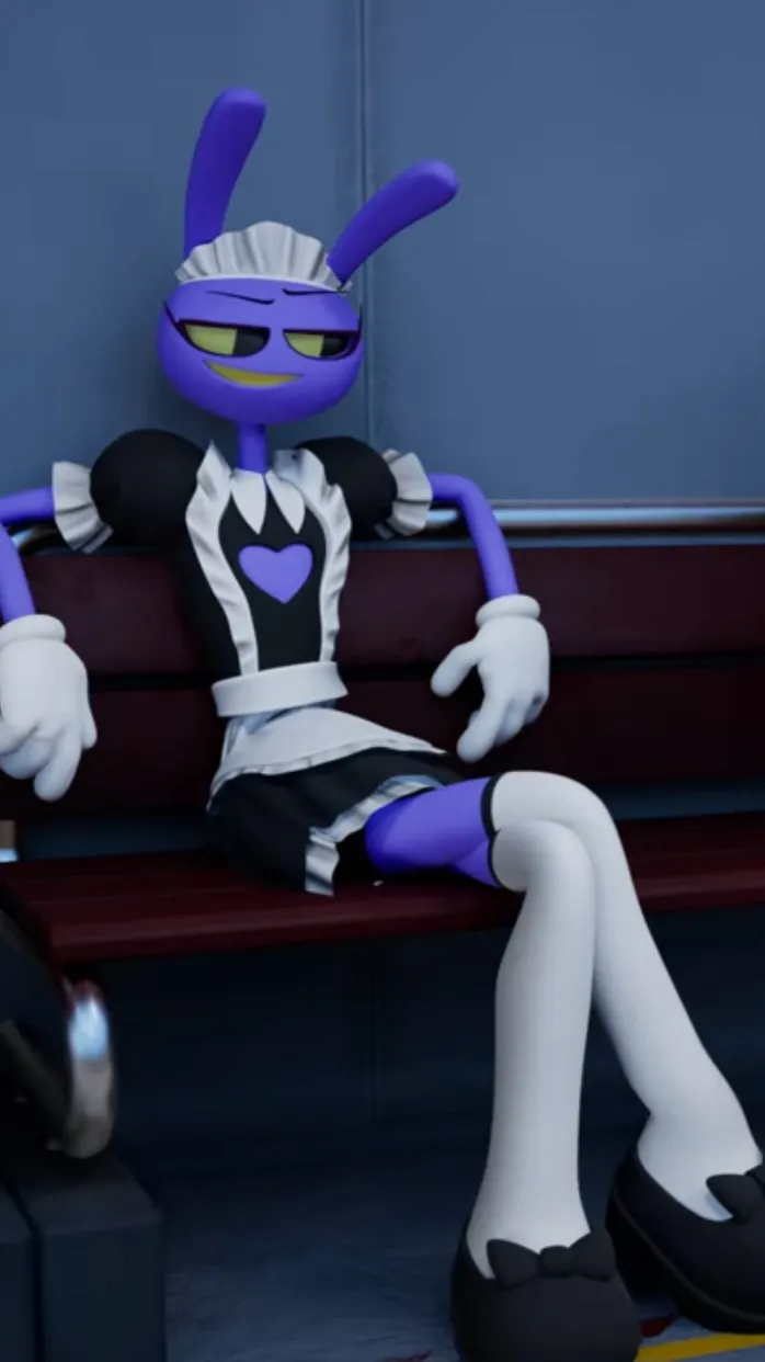 ai character: Jax (maid dress) background