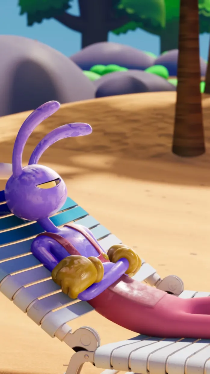 ai character: Isolated Jax background