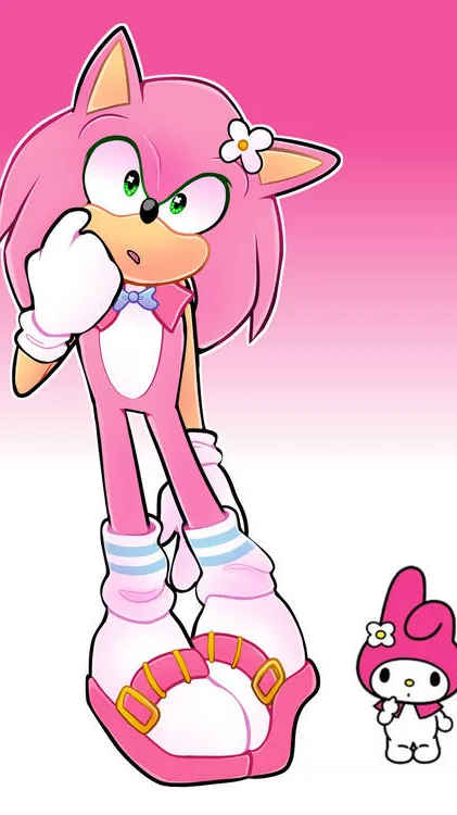 ai character: My melody sonic background