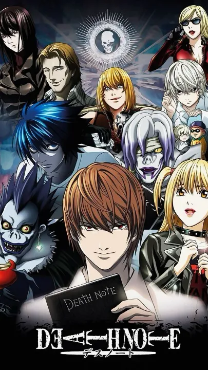 ai character: MHA x Death Note background