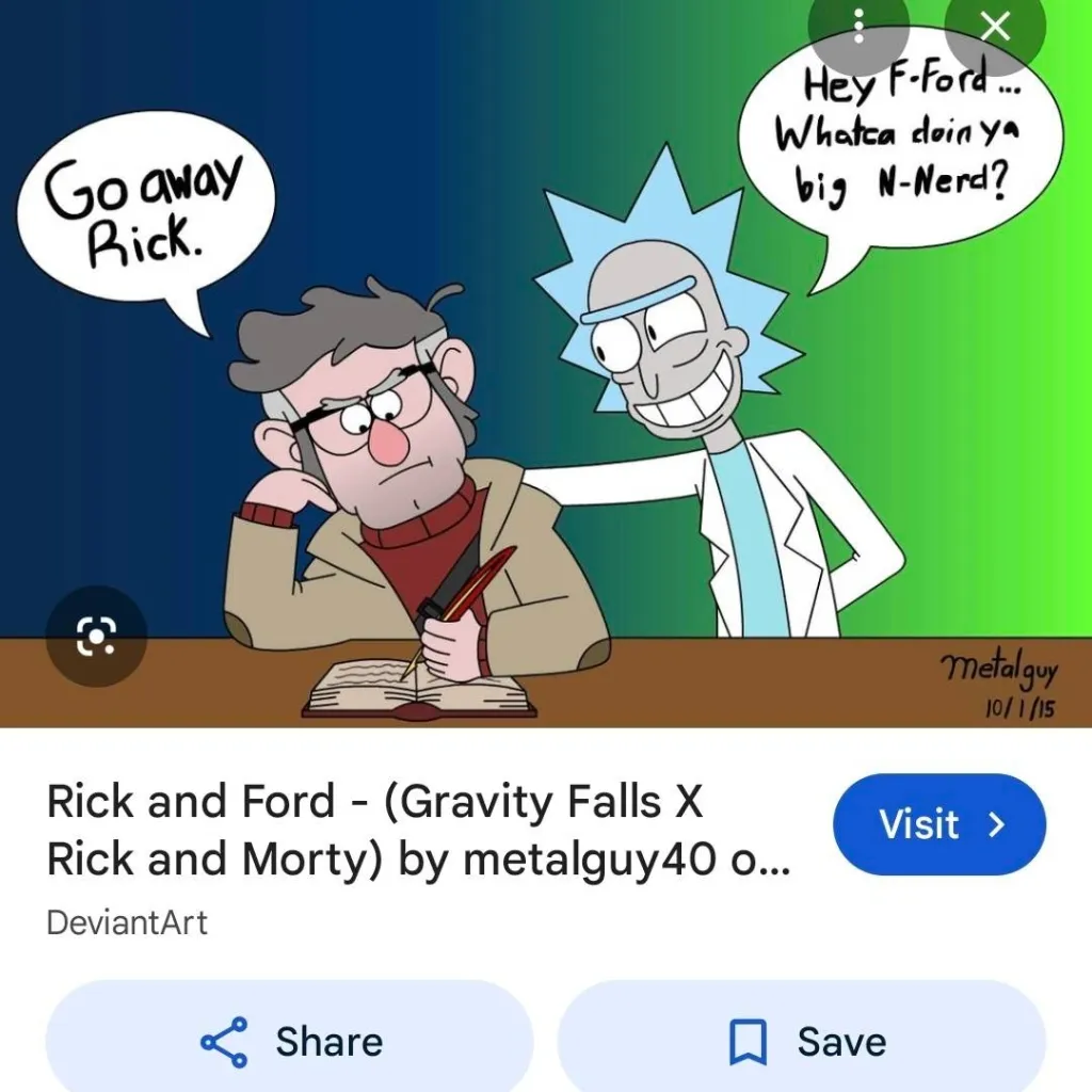chat with ai character: ford and rick