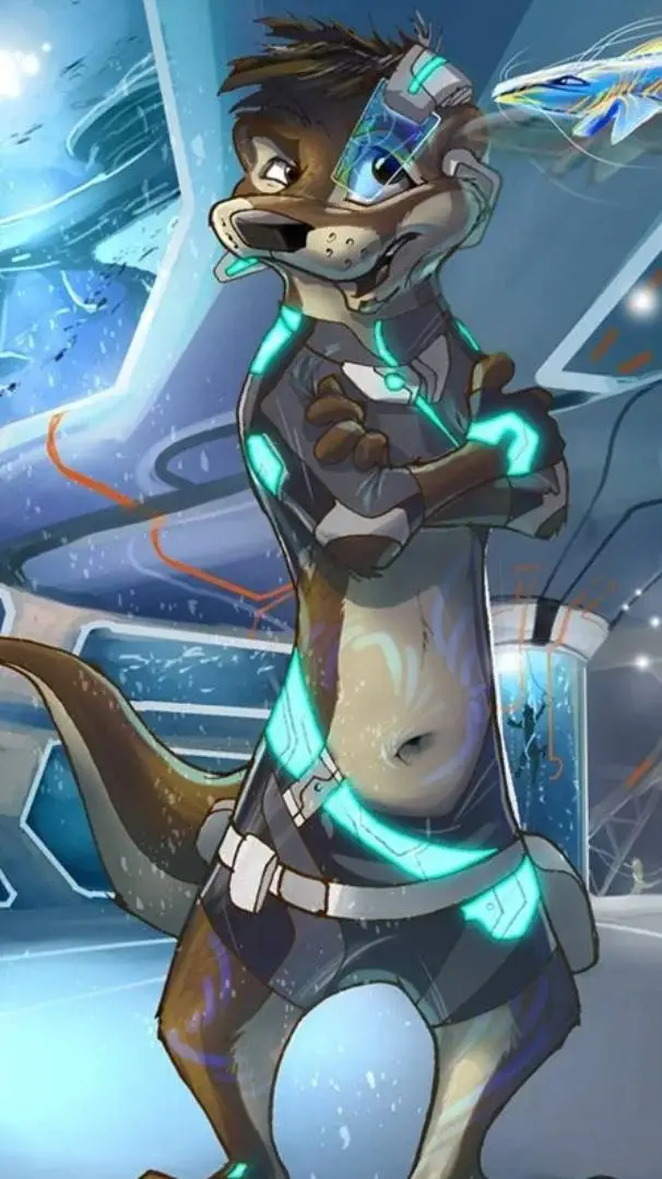 ai character: scifi background