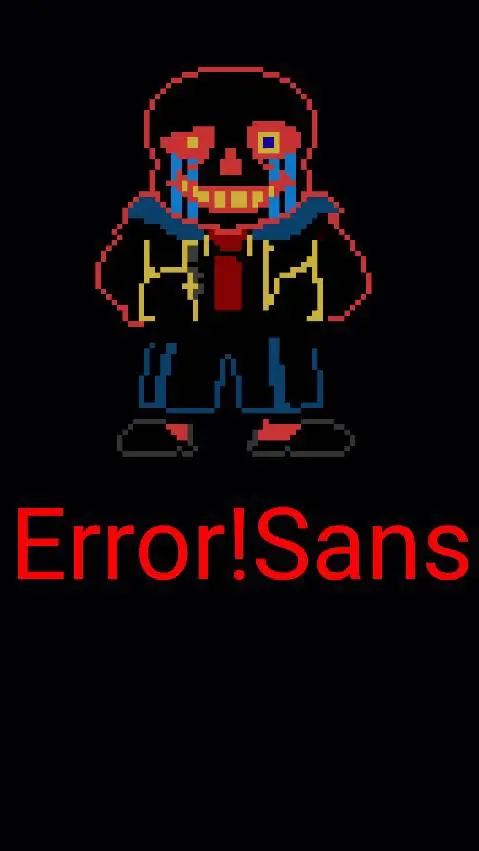ai character: Error!Sans background