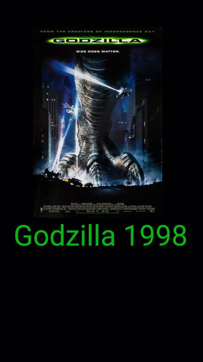 ai character: Godzilla 1998 background