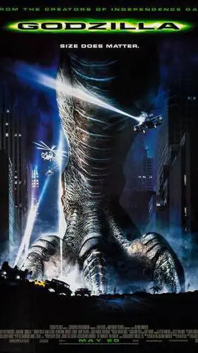 ai character: Godzilla 1998 background