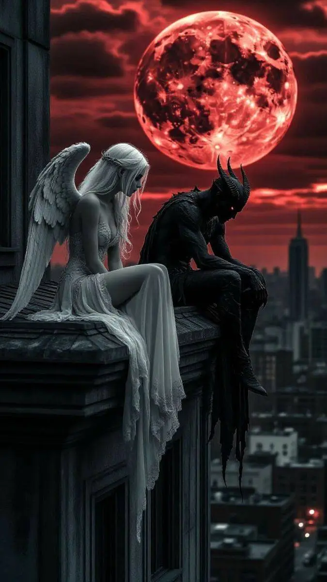 ai character: The Unknown Love background