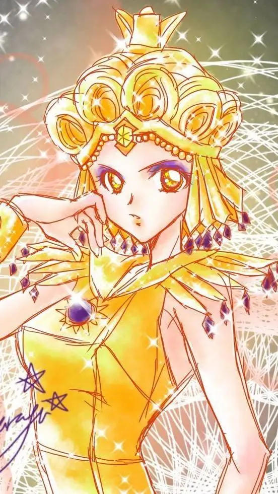 ai character: Sailor Galaxia background