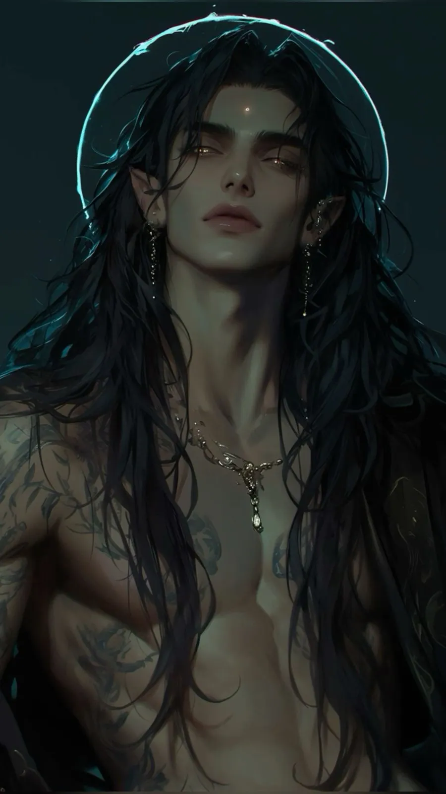 ai character: Hades  background