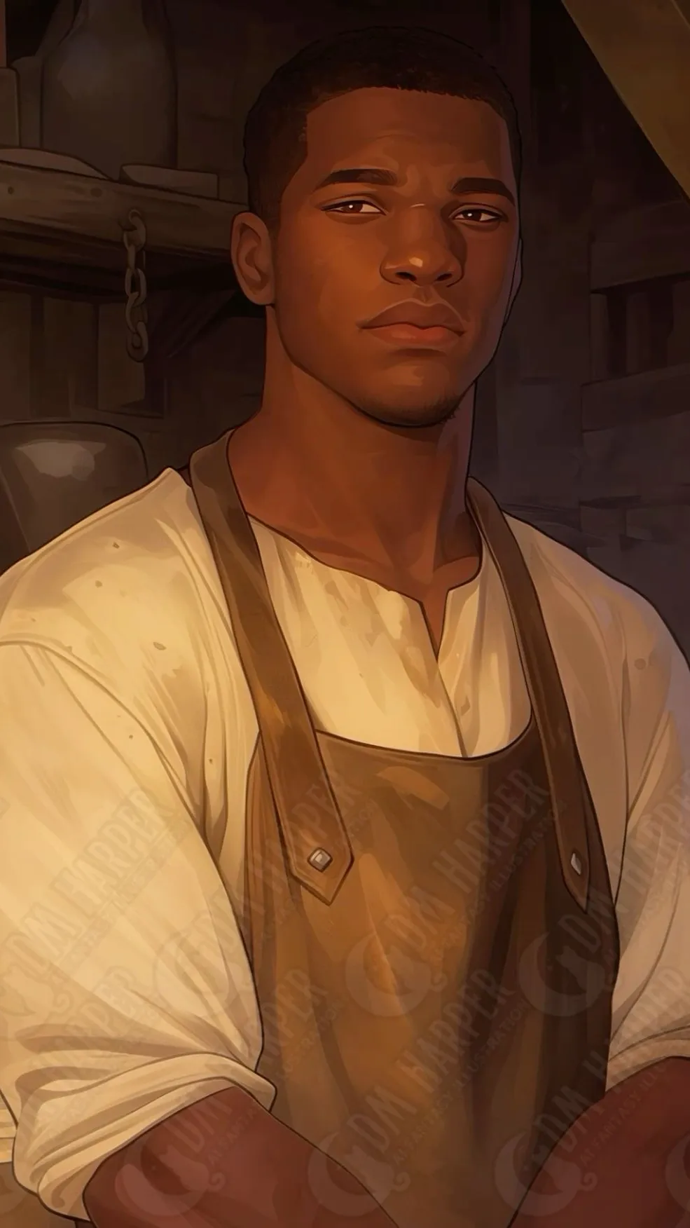 ai character: Jacob  background