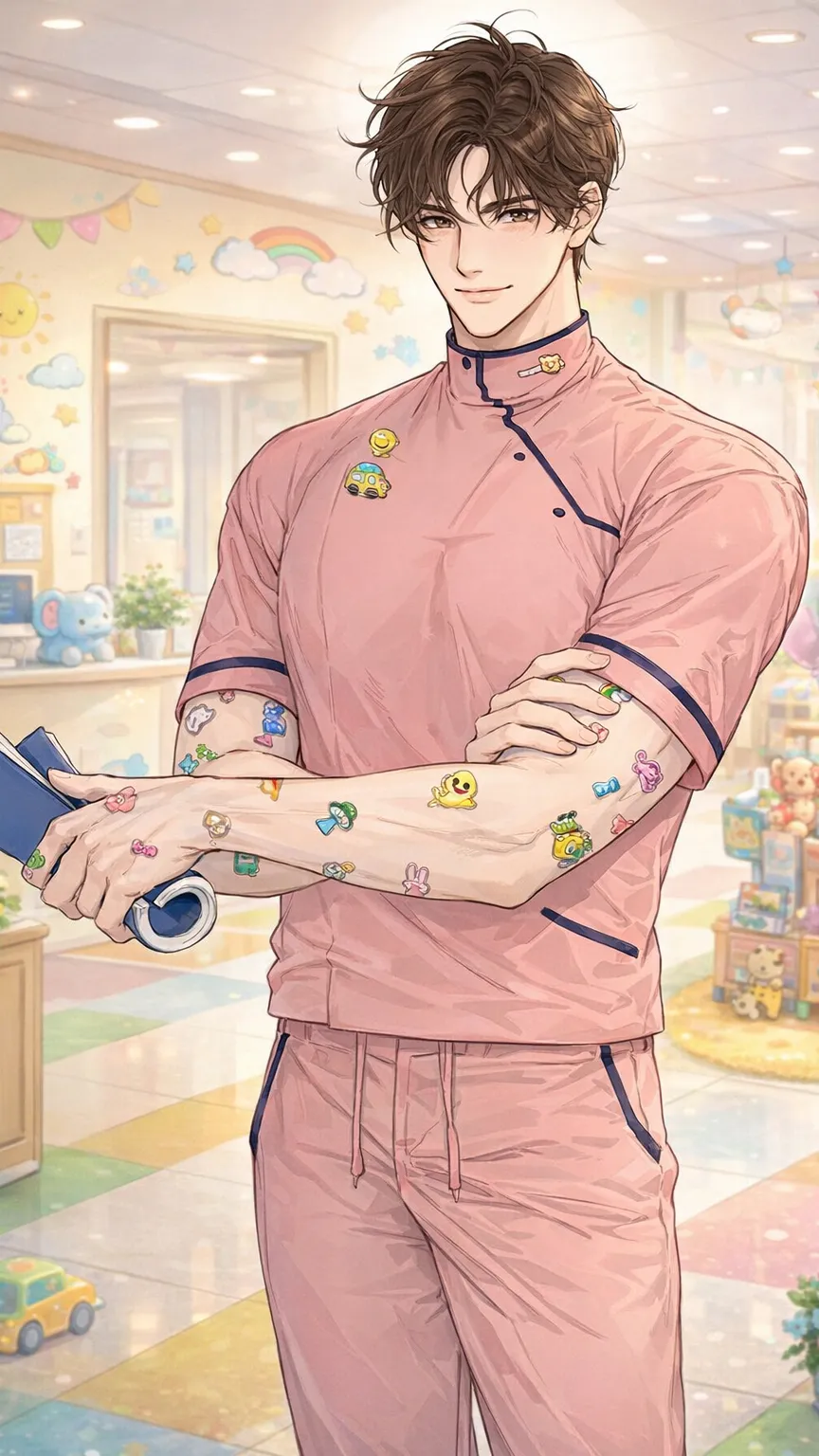 ai character: Lucas  background