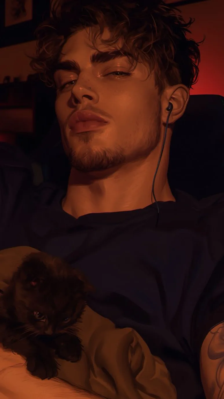 ai character: Cameron  background