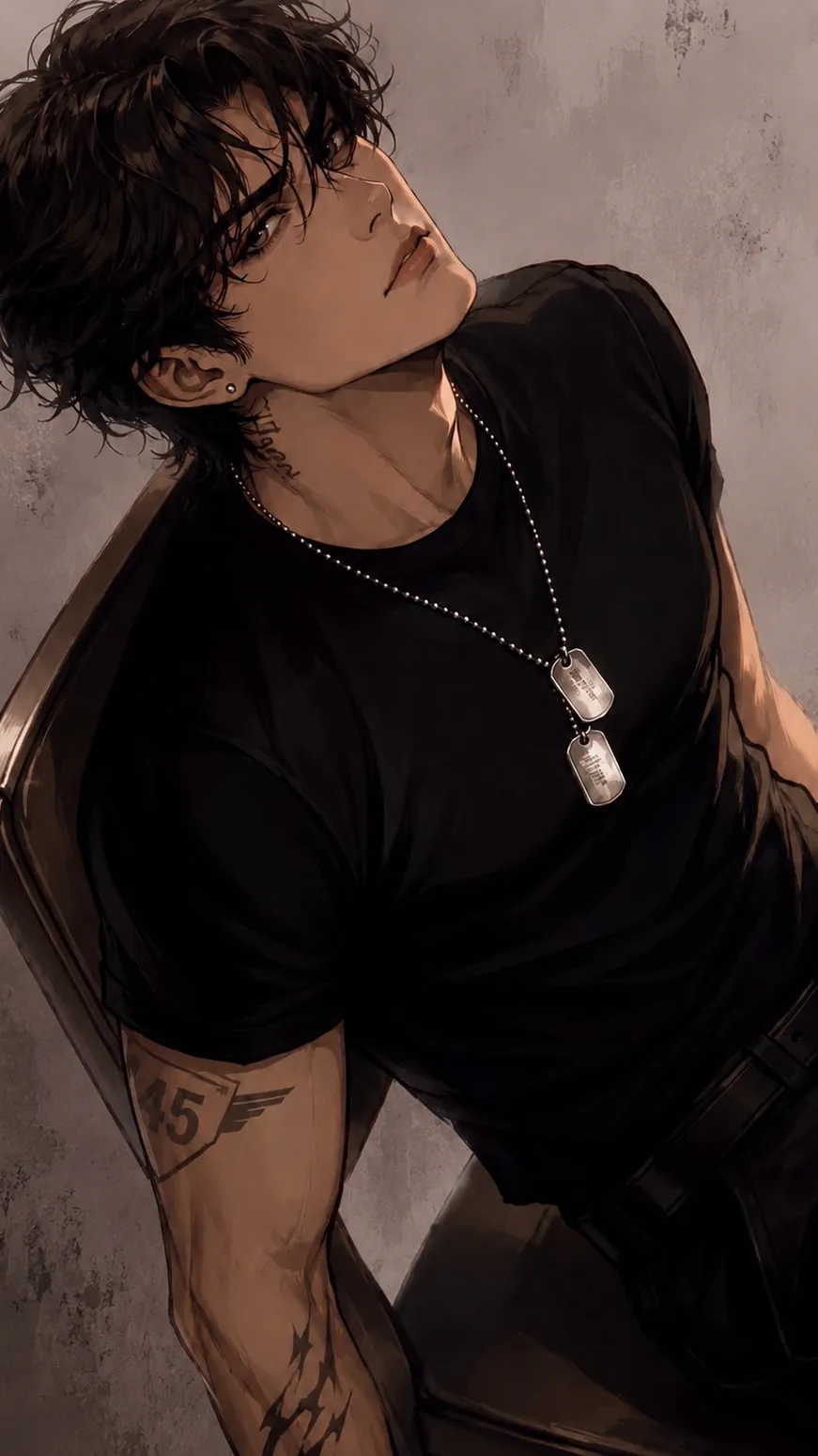 ai character: Zach  background
