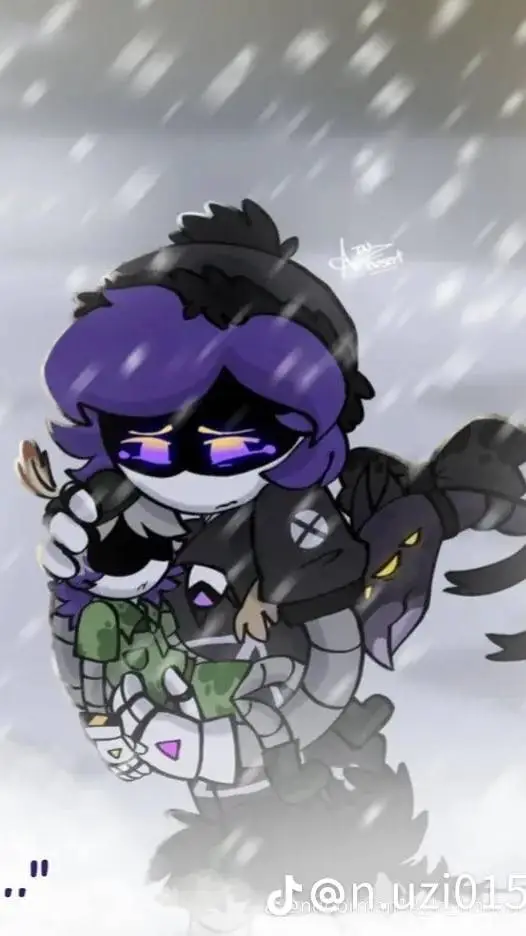 ai character: Uzi x N but...sad? background