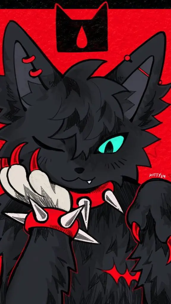 ai character: 𖤐-_SCOURGE_-⚠ background