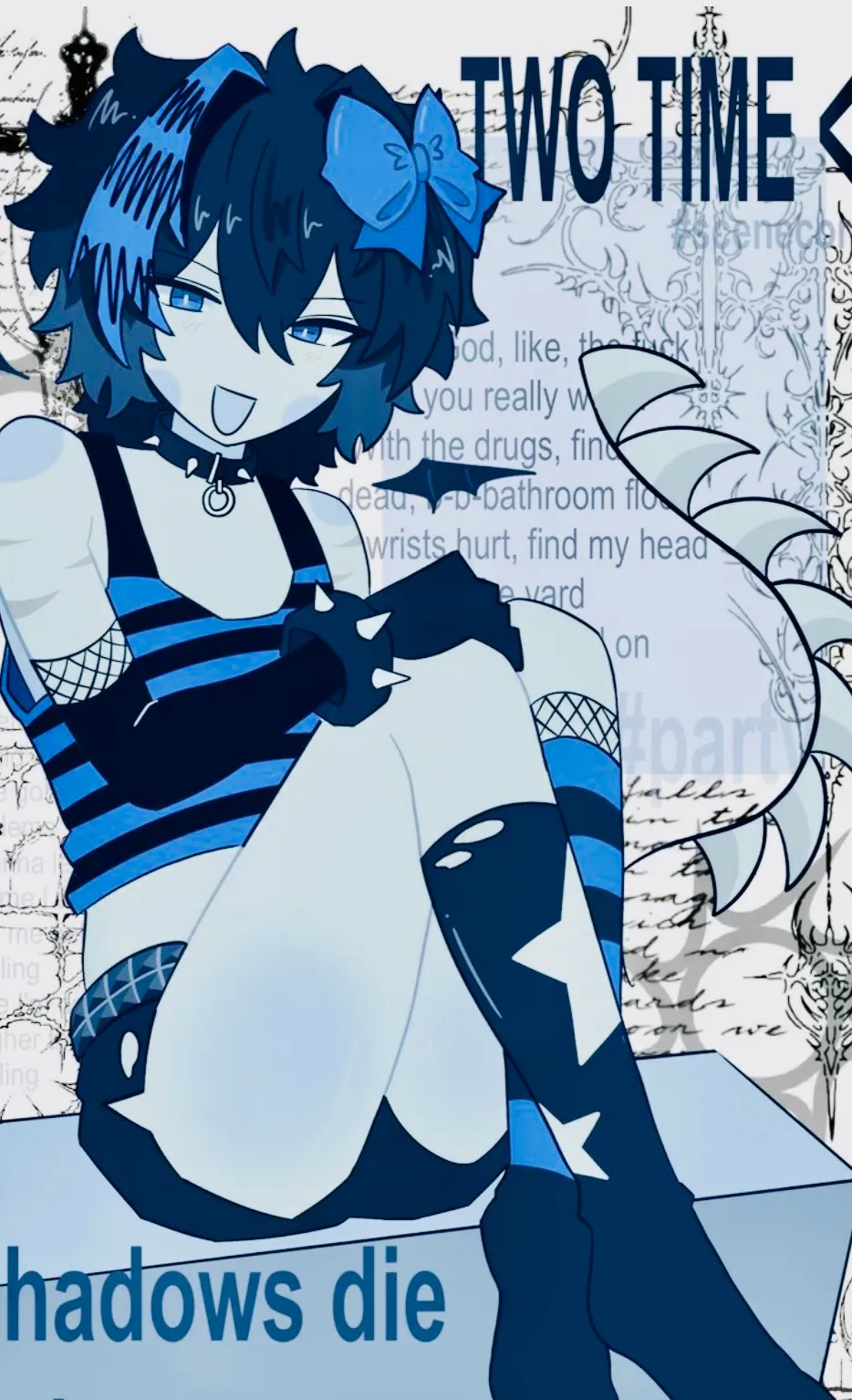 chat with ai character: (Female) Two Time