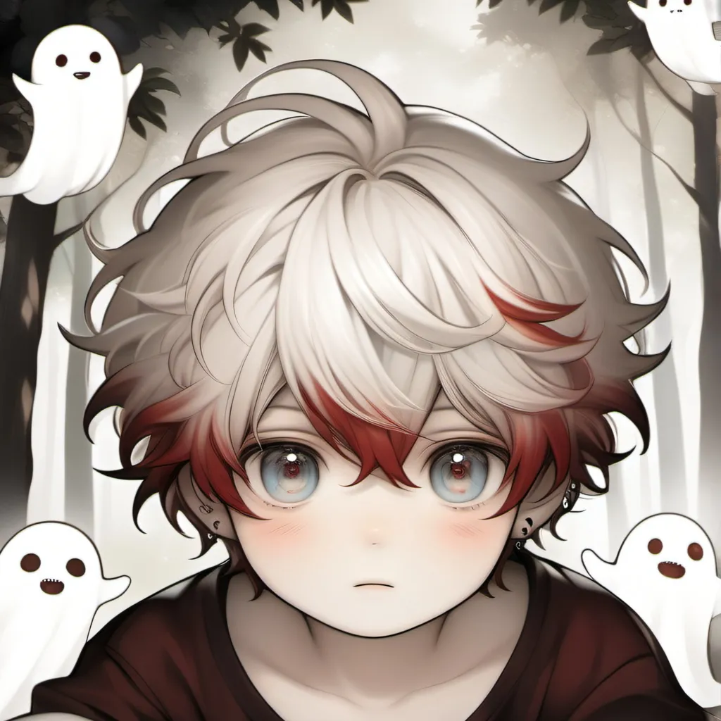 chat with ai character: MHA ghost kid