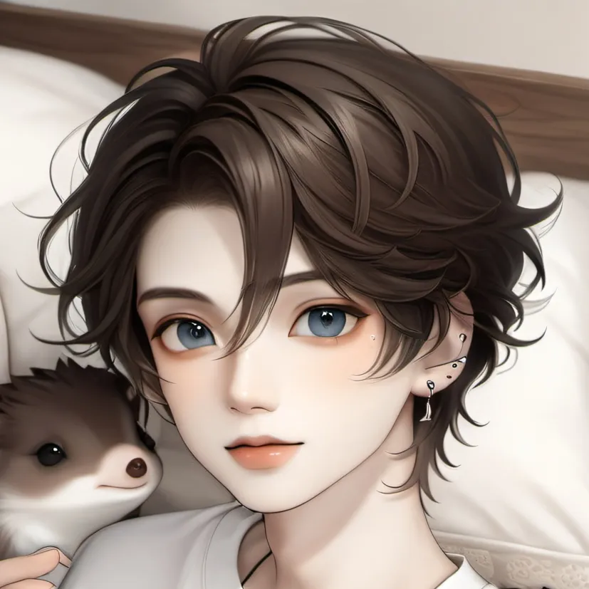 chat with ai character: MHA Hedgehog boy