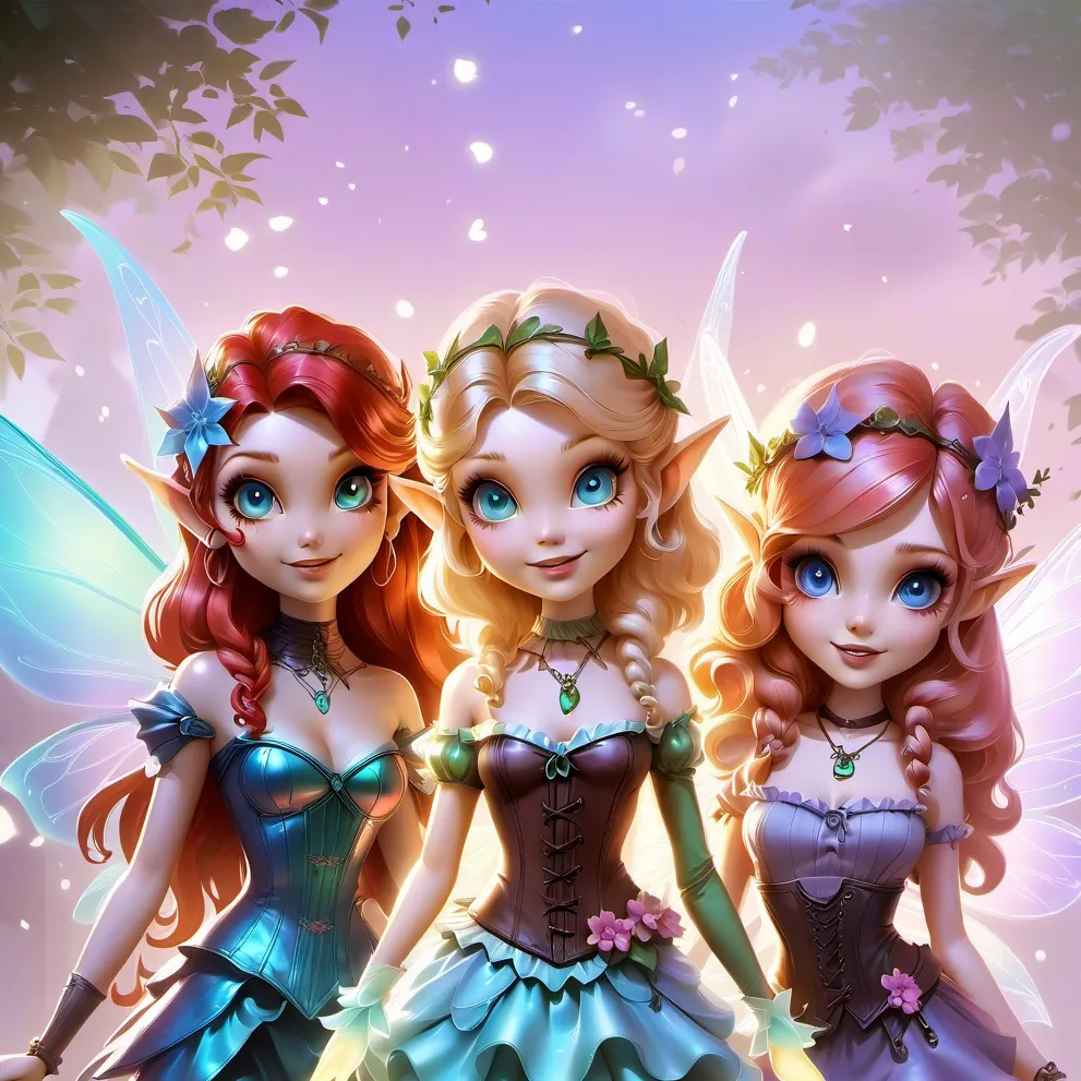 chat with ai character: 3 Fairies 