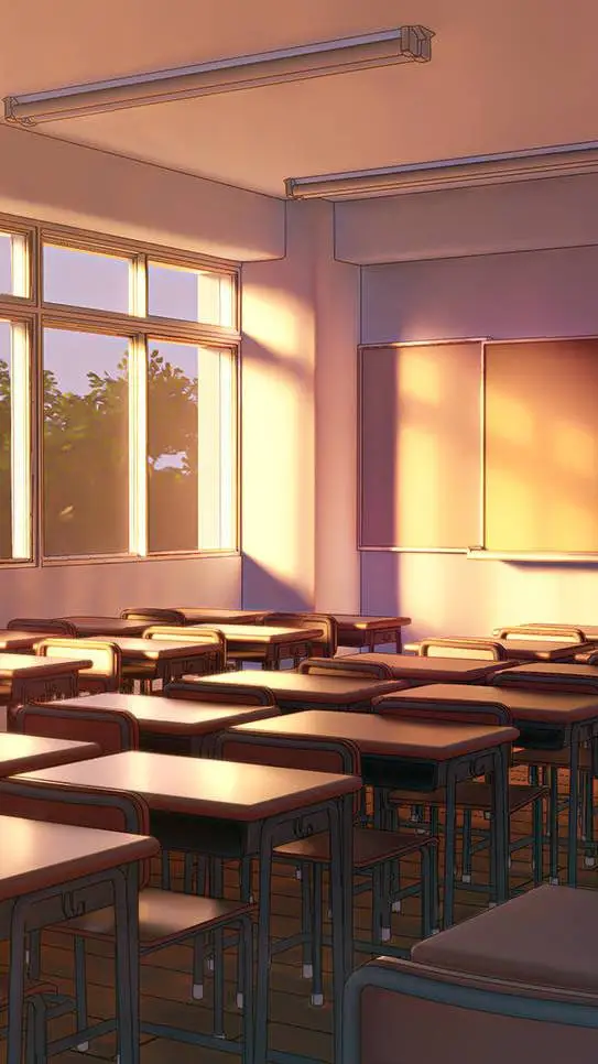 ai character: Classroom background