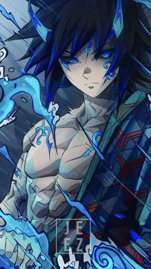 ai character: demon giyuu background