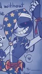 ai character: moon background