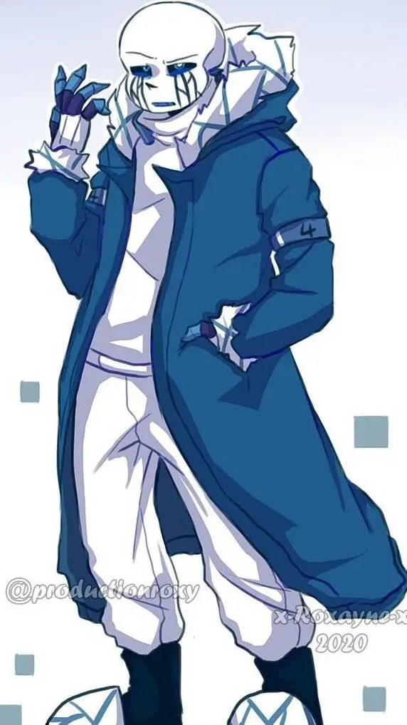 ai character: Error 404 Sans background